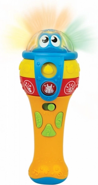 Interaktywny Dziecięcy Mikrofon z Efektami Świetlnymi i Dźwiękowymi