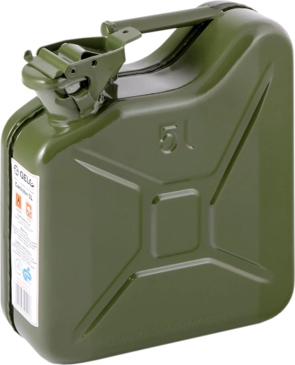 Metalowy kanister na paliwo 5 l