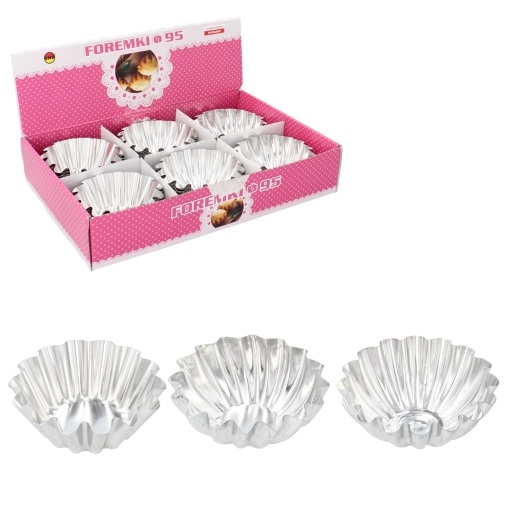Forma do pieczenia babek 9,5 cm z nieprzywierającą powłoką
