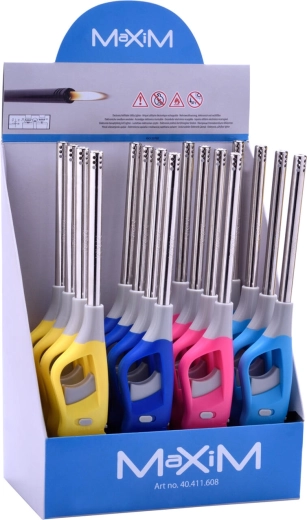 Napełniany zapalnik płomieniowy MAXIM 26,5 cm – mix kolorów