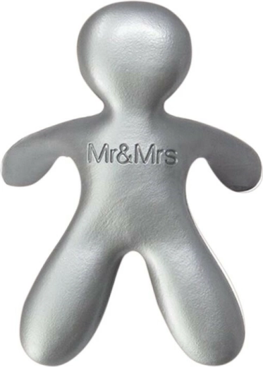 Zapach do samochodu Mr & Mrs Fragrance Cesare Orange & Sandalwood – srebrny