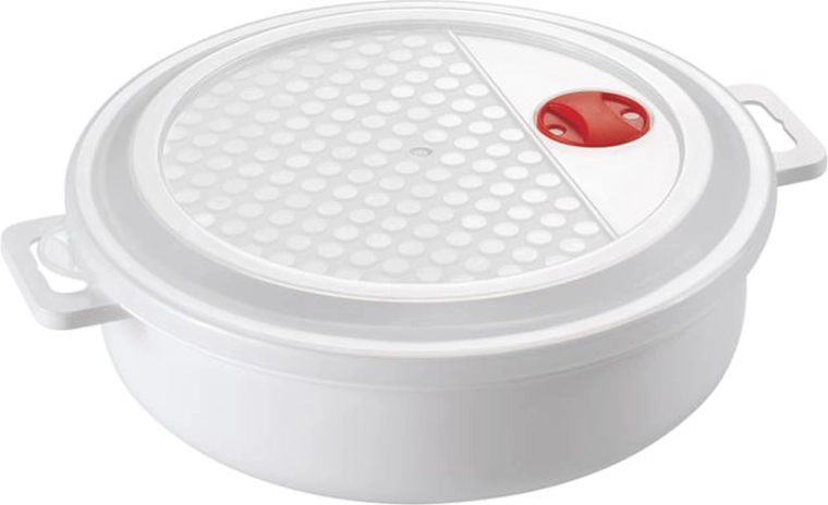 Plastowy pojemnik do kuchenki mikrofalowej z pokrywką 2 l