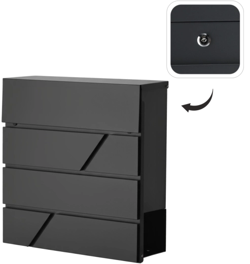 Skrzynka pocztowa Nova 37 × 37 × 10,5 cm