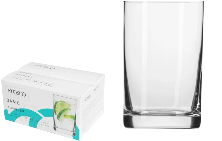 Zestaw szklanek Krosno Basic 100 ml – 6 szt.