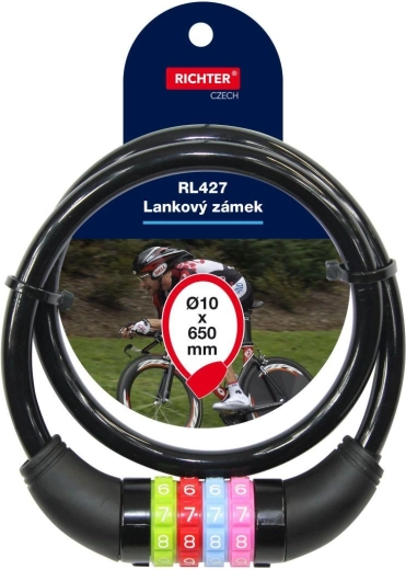 Linkowa blokada szyfrowa 10 × 650 mm czarna RICHTER
