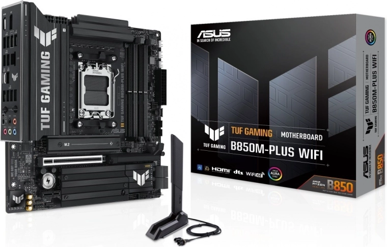 ASUS TUF Gaming B850M-PLUS WiFi – płyta główna microATX dla AMD Ryzen