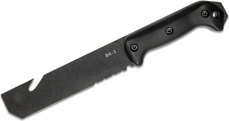 KA-BAR Becker Tac Tool nóż taktyczny 17,5 cm, czarny, Zytel, pochwa