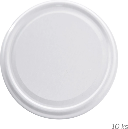 Metalowa zakrętka 100 mm biała (10 szt.)