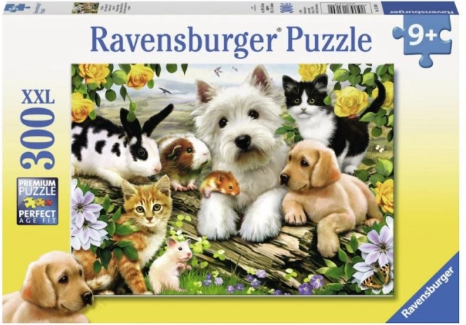 Ravensburger puzzle Happy Animal Buddies 300 elementów