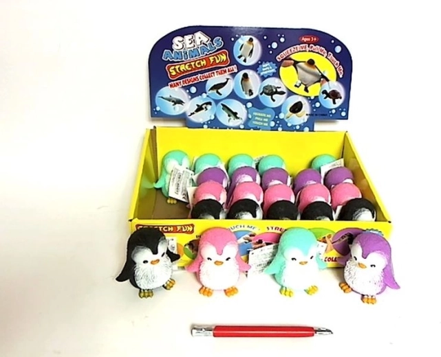 Pingwin z groszem – figurka 8 cm