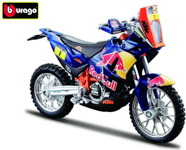 Bburago motocykl Red Bull KTM 450 Rally Dakar 1:18