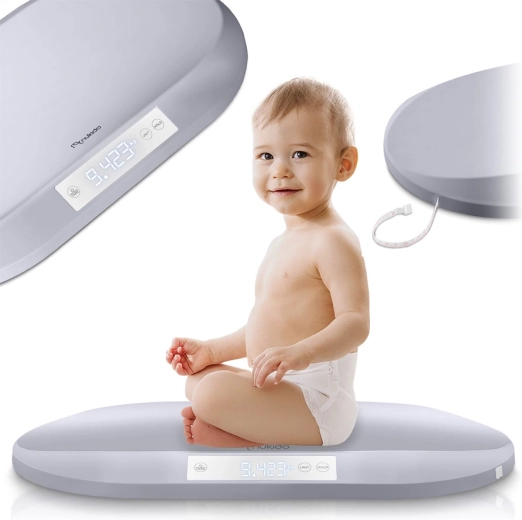 Elektroniczna waga niemowlęca Nukido o wysokiej precyzji z taśmą pomiarową