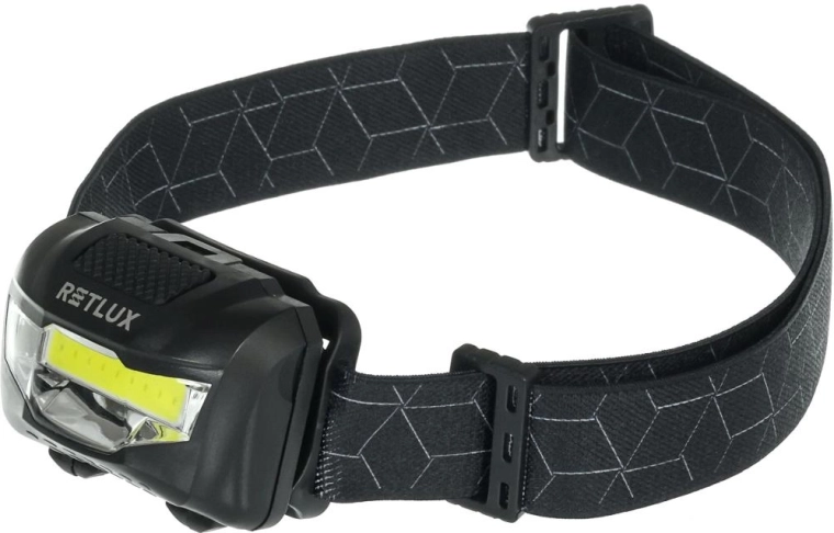Latarka czołowa Retlux z diodą COB LED 3 W