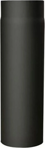 Rura dymowa z otworem 180 mm, długość 250 mm, stal 1,5 mm, czarna