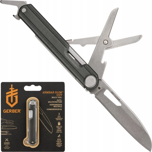 Gerber Armbar Slim Cut Onyx – kompaktowy nóż wielofunkcyjny EDC
