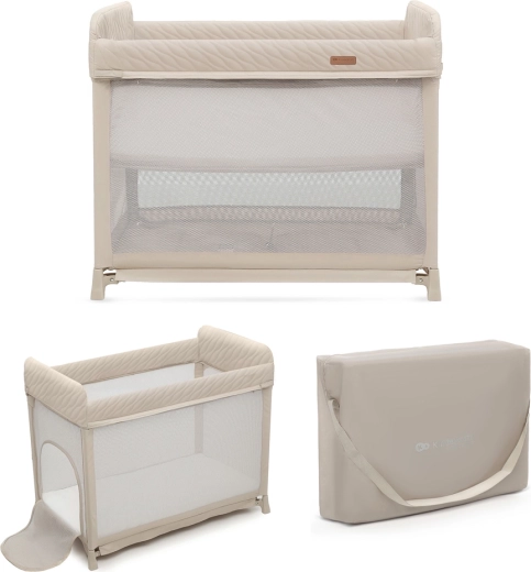 Łóżeczko turystyczne KINDERKRAFT Moon Dream Beige
