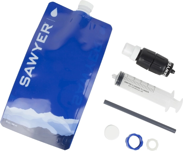 Sawyer Micro Squeeze podróżny filtr do wody ze składaną butelką