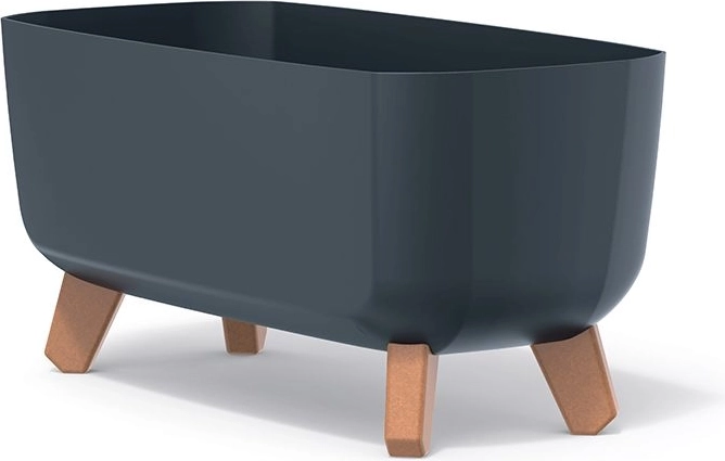 Doniczka na nóżkach Gracia Case 39 cm antracyt