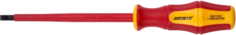 Izolowany wkrętak płaski SL 6,5 × 150 mm VDE