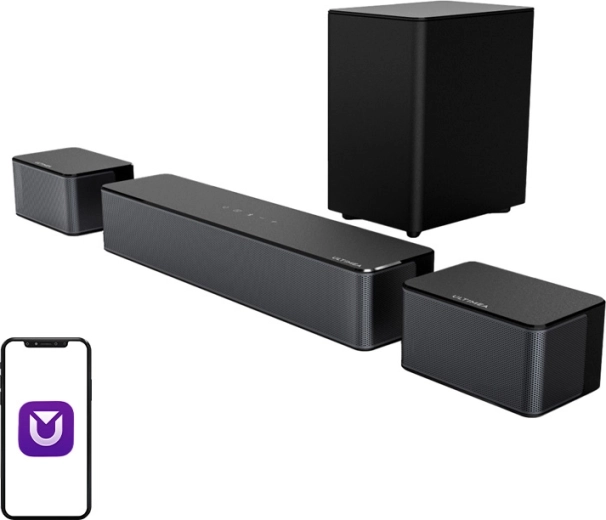 Ultimea Poseidon D50 5.1 soundbar z subwooferem i tylnymi głośnikami