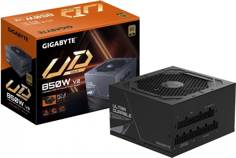 Modularny zasilacz 850 W 80+ Gold ATX 3.1 z PCIe 5.1