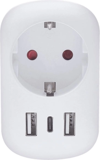 Solight adapter podróżny do Wielkiej Brytanii z USB-A/USB-C 20 W PD, typ G