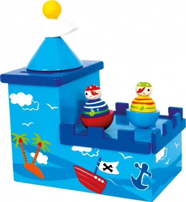 Small Foot drewniana skarbonka muzyczna Olli i Bolli