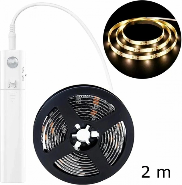 Taśma LED z czujnikiem ruchu 2M