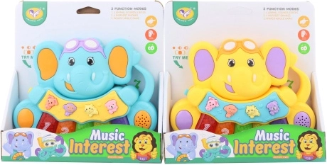 Dziecięce pianinko w kształcie słonia