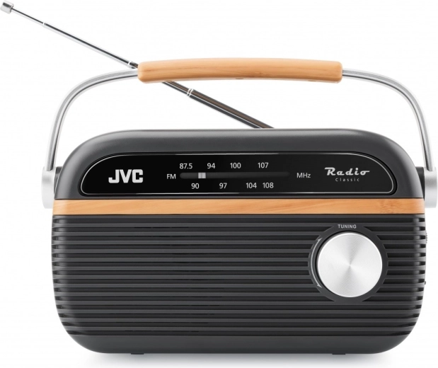 Radio przenośne JVC Classic FM szare
