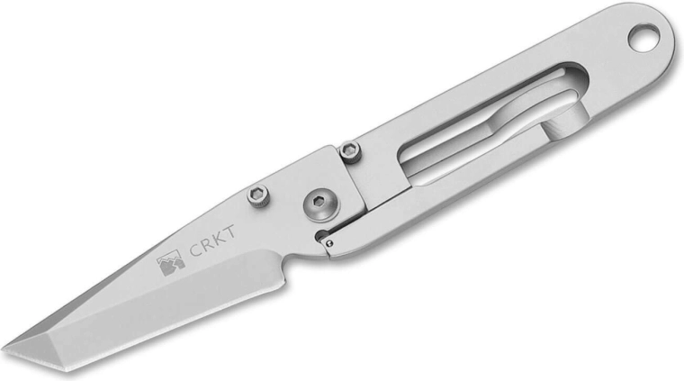 CRKT K.I.S.S. nóż składany, 5,7 cm, matowy, w całości stalowy