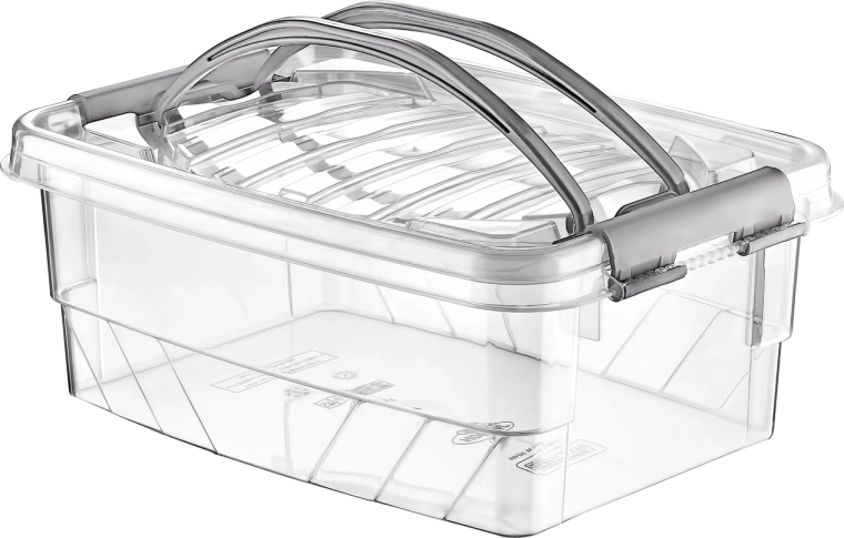 Pojemnik do przechowywania Handy Box 5 l z pokrywką i klipsami