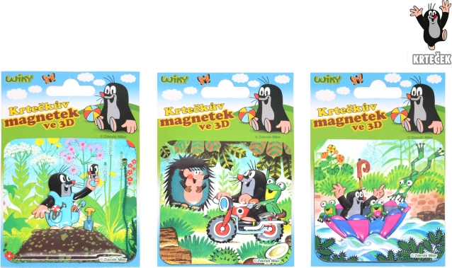 Magnes 3D Krecik plastikowy