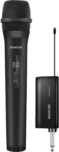 Bezprzewodowy mikrofon Sencor SSS WM10 z odbiornikiem