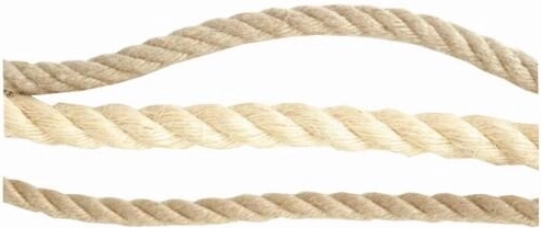 Naturalna lina skręcana z polipropylenem 30 mm 20 m