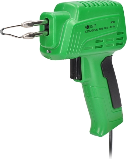 Solight pistolet lutowniczy 100 W – zestaw w walizce