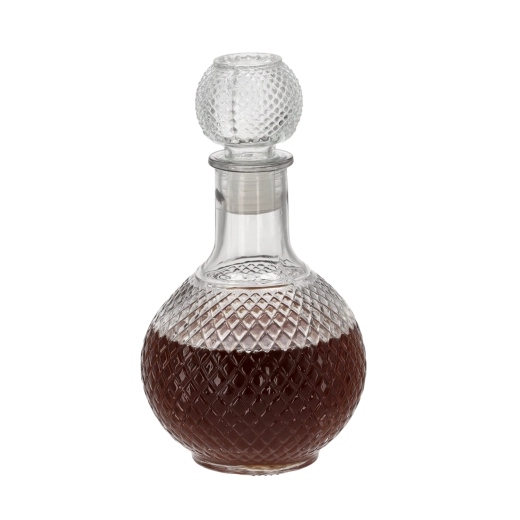 Szklana karafka 490 ml ze szklanym zamknięciem