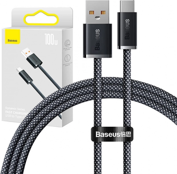 Baseus USB-C Kabel Dynamic Series 100W 1m szary