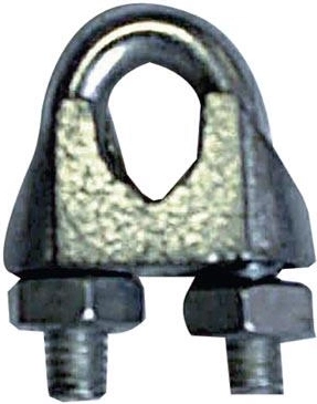 Zacisk do liny stalowej 6 mm, ocynkowany (zestaw 10 szt.)