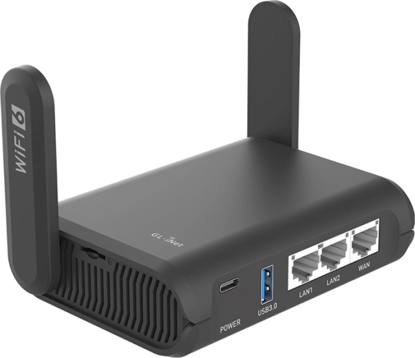 GL.iNet Slate AX Wi‑Fi 6 router podróżny