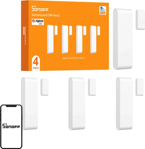 Sonoff Zigbee czujnik otwarcia okien i drzwi SNZB-04PR2 (4 szt.)