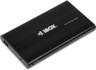 iBox metalowa zewnętrzna obudowa do dysku 2,5" SATA USB 3.0 czarna