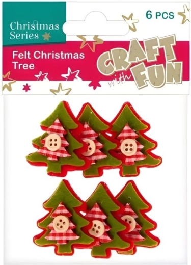 Filcowa ozdoba bożonarodzeniowa – choineczka