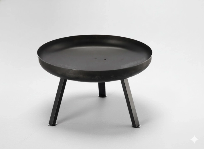 Ogrodowe stalowe palenisko 60 × 36 cm