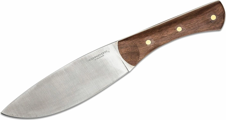 Condor Knulujulu – nóż outdoorowy 16,9 cm, drewno orzechowe, skórzane etui