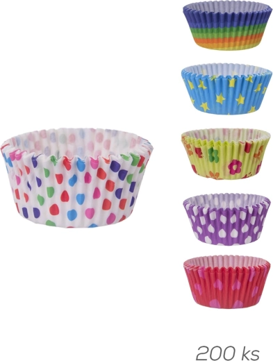 Papierowe papilotki do mini muffinek Orion 4 cm - 200 szt.