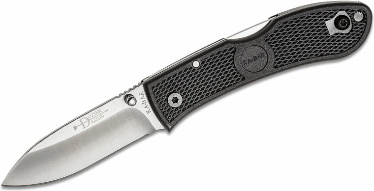 Nóż składany KA-BAR Dozier Hunter, czarny, 7,5 cm