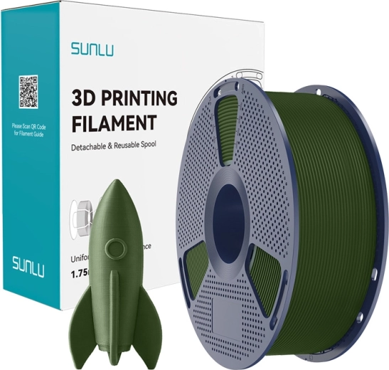 Sunlu PLA High‑Speed filament oliwkowy