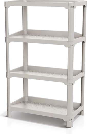 Regał na buty NUBBY RACK jasnobrązowy - 1 sztuka