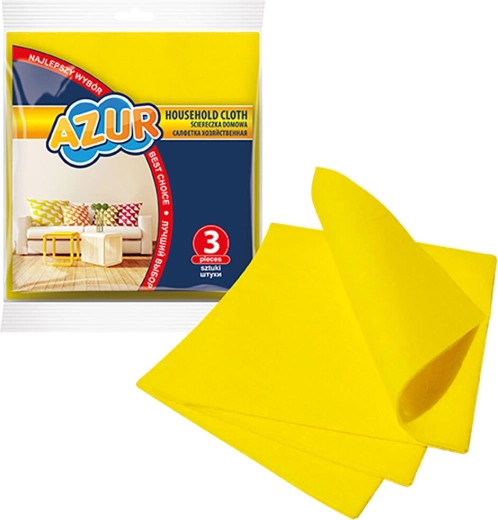 Ściereczki AZUR z wiskozy 35 × 30 cm, 3 szt.